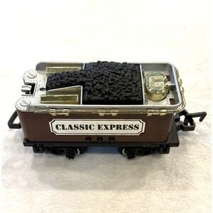 Vintage‎ 1992 Toy State Classic Express Coal Tender Train Car Brown 6.5in Works!